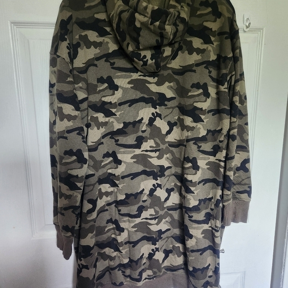George  Plus Women's Printed Hooded Dress Size 1x - Picture 8 of 10